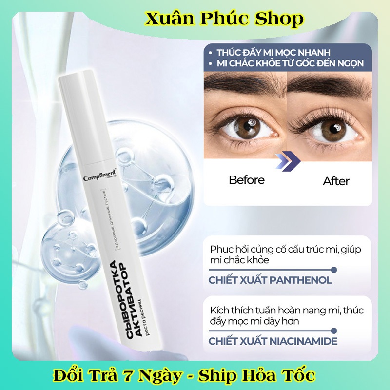 Dưỡng Mi Compliment Chính Hãng - Chuốt Mi Dày Và Dài Chắc Khỏe, Mọc Siêu Nhanh 12ml của Nga