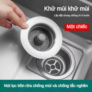 Nút nhấn chặn nước bồn rửa – lọc rác, chống mùi, chống tắc, tiện lợi cho chậu rửa chén,chặn nước lavabo