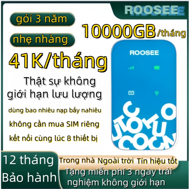Bộ phát wifi di động Cục Phát WiFi Từ Sim 4G  bộ phát wifi Tổng hợp Bộ Phát Wifi 4G Roosee M610