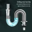 Combo xả lavabo｜Lõi nhấn đồng + nắp cống ngăn mùi +xiphong chậu rửa bát｜Chống nghẹt, dễ lắp, bền đẹp