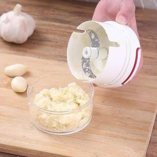 MÁY XAY CON HEO MINI DỄ THƯƠNG TIỆN DỤNG - Máy Xay Tỏi Bằng Tay Kéo Dây,Dụng Cụ Xay Tỏi Ớt Rau Củ Đa Năng