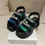 Giày Sandal Đế Độn 6cm Đính Đá Đi Học Đi Chơi Phong Cách Hàn Quốc