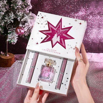 Set Son và Nước Hoa HLOFF, Chất son Nhung Lì Mềm Mịn, Nước hoa thơm diụ nhẹ - Quà tặng cho bạn gái, người yêu, tặng mẹ