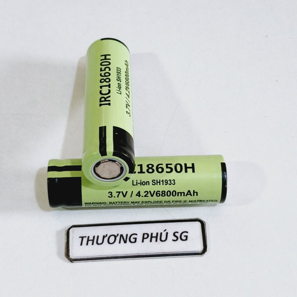 Pin 18650 ICR18650 3.7V / 4.2V 6800mAh / Đầu Bằng (Pin sạc Li-ion 3.7V ...