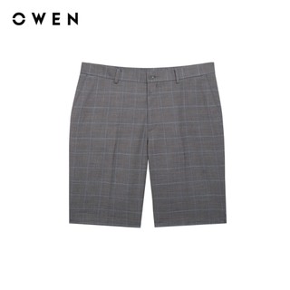 Owen - Quần short Trendy SV252500 màu Xám đậm chất liệu TR Spandex