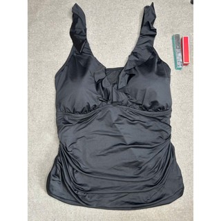 Áo bơi nữ tankini phối bèo ngực sang trọng,kiểu dáng kín đáo,nâng ngực nhẹ nhàng,hàng VNXK