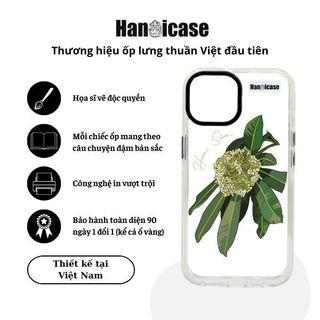 Ốp lưng điện thoại Han icase chống sốc, ố vàng cho iPhone 16Pro/ 16Promax BST Hoa