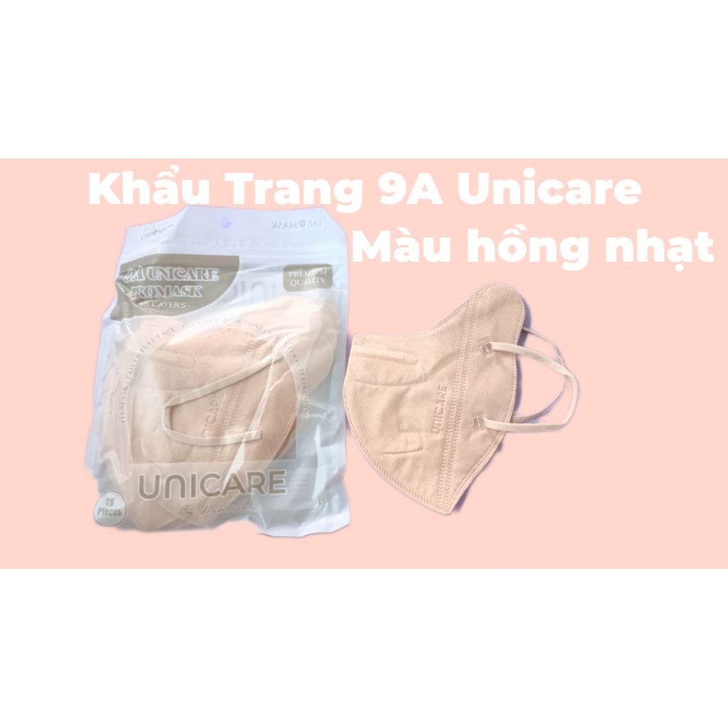 (Set 50/100/200) Khẩu Trang 9A Pro Mask Unicare 5 Lớp