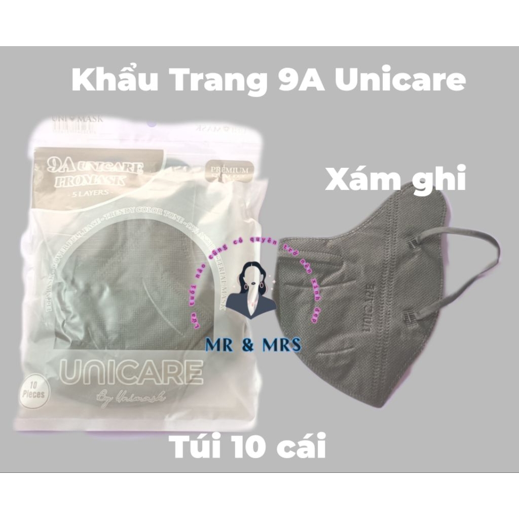 (set 20/60 cái) Khẩu Trang 9A UNICARE PROMASK 5 LỚP-