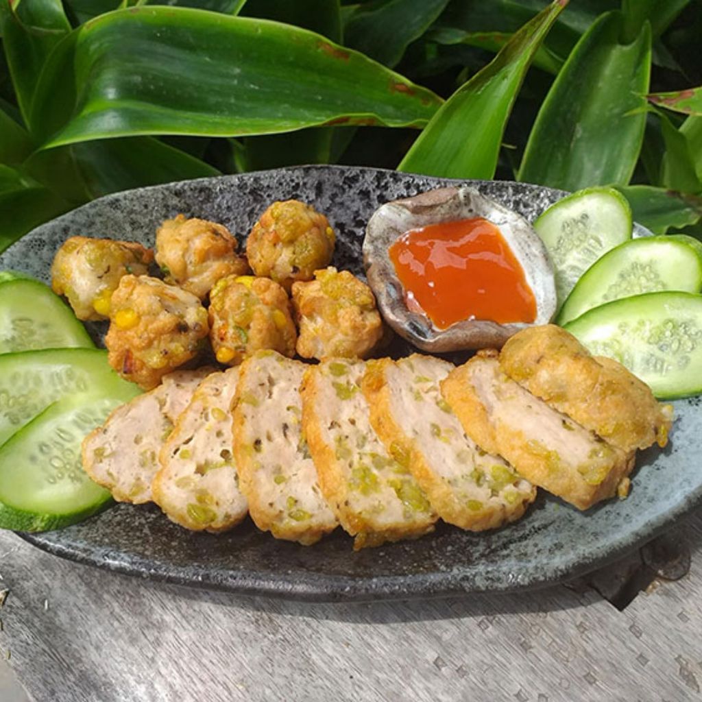 (Hỏa tốc HCM-Giá Sỉ) CHẢ CỐM Đại Thành hàng loại ngon, chất lượng, topping ăn kèm các m - bịch 500gr