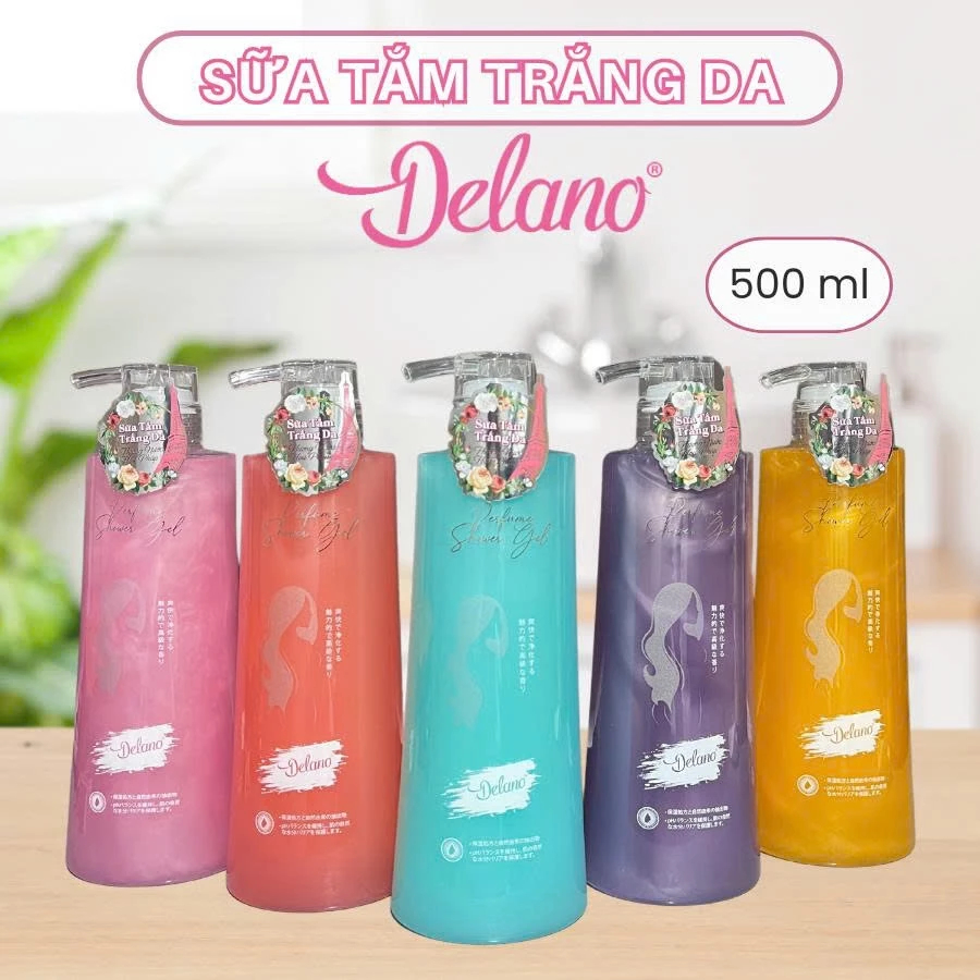 Sữa Tắm Trắng Da Dưỡng Ẩm Delano 500Ml 2025 - Hình Ảnh Thực Tế