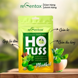 Kẹo ngậm thảo mộc HOTUSS REGENTOX – Giảm ho, đau họng, tan đờm – Hộp 250 viên