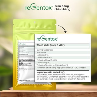 Kẹo ngậm thảo mộc HOTUSS REGENTOX – Giảm ho, đau họng, tan đờm – Hộp 250 viên