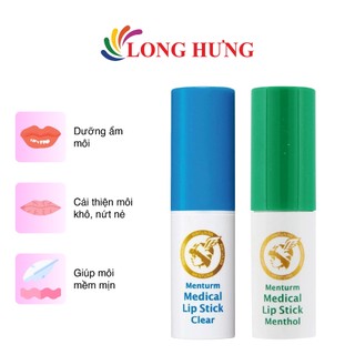 Son dưỡng không mùi Omi Brotherhood Menturm Lip Stick (3.2g)