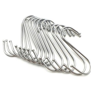MÓC TREO CHỮ S INOX ĐA NĂNG - BỘ 10 CÁI CHỐNG GỈ TREO ĐỒ NHÀ BẾP NHÀ TẮM TỦ QUẦN ÁO