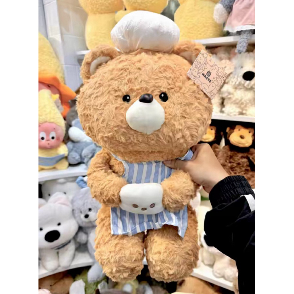Gấu Thú Bông Động Vật Đầu Bếp Voi Gấu Teddy Gấu Trúc Panda Koala Quà Tặng Độc Đáo Lông Xù Siêu Mềm Mịn Siêu Dễ Thương