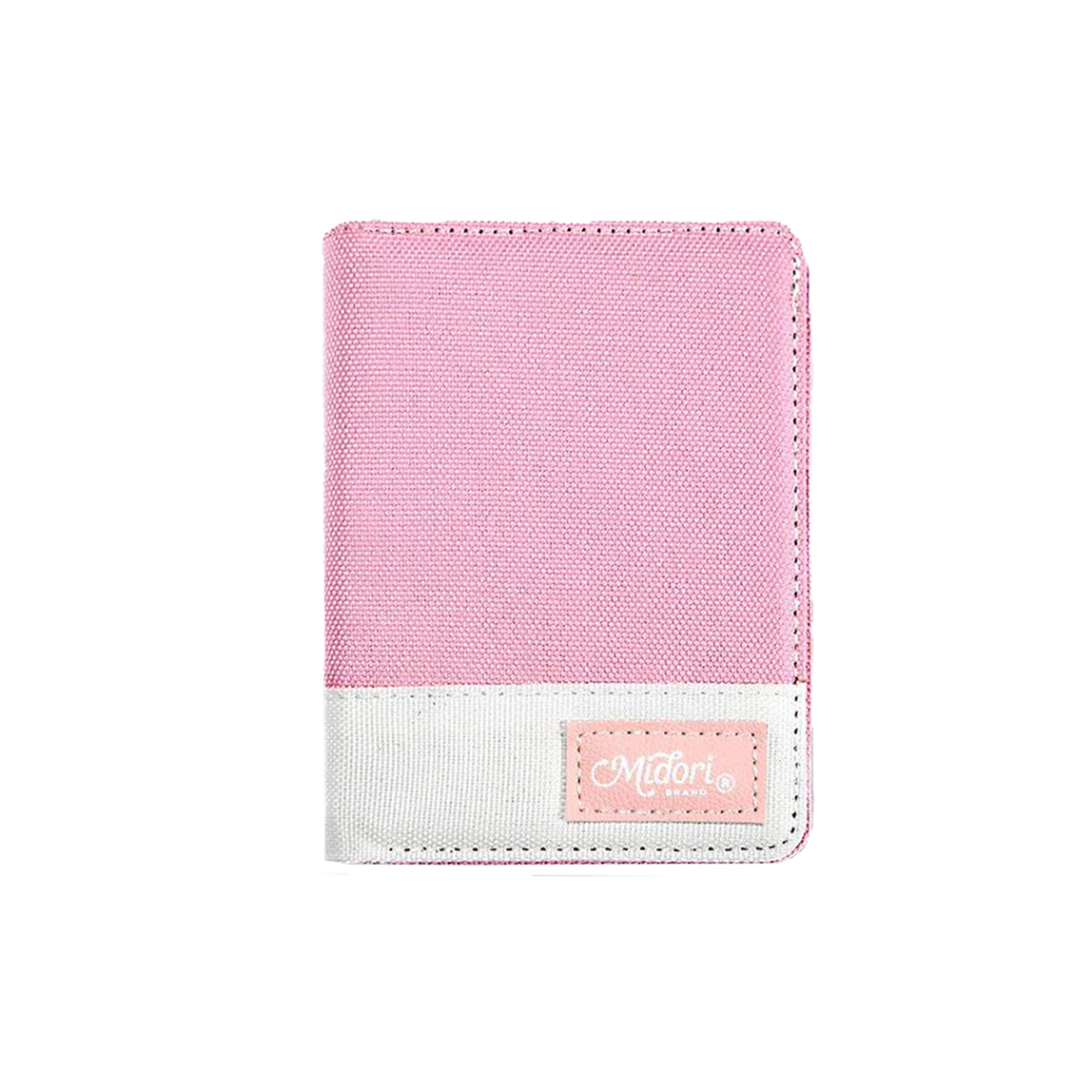 Ví Vải Đứng Nam Nữ Chic P Bóp Đựng Tiền Thẻ Nhiều Ngăn Polyester | FLORAL PINK