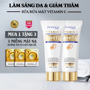 Sữa Rửa Mặt Vitamin C 100g Chính Hãng - Sạch Sâu, Kiểm Soát Dầu & Hỗ Trợ Giảm Mụn (Da Sáng Khỏe, Thông Thoáng) - Luxury