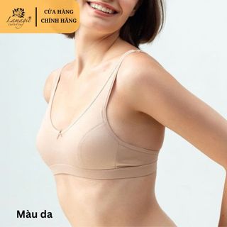 Áo Lá Học Sinh AL-156 Cotton Co Giãn – Có Mousse Mỏng – Thấm Hút Tốt- khóa cài 2 móc- dây vai tăng đơ dễ dàng cân chỉnh