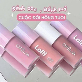 MÁ HỒNG DẠNG KEM OFÉLIA LOLLI LIQUID BLUSH 4.3G