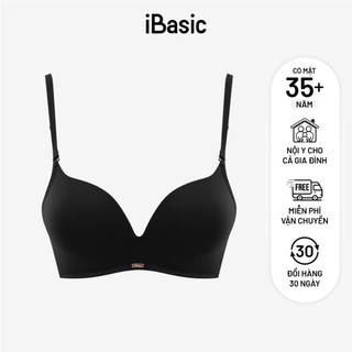 Áo ngực không gọng iBasic trơn mút dày 4 - 4,5cm phom cup T-Shirt BRAW091