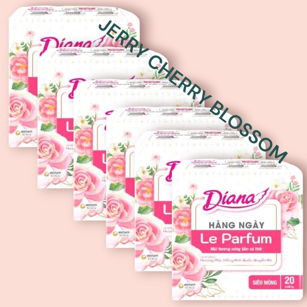 COMBO 6 GÓI hàng ngày Diana đủ loại 20/40 miếng