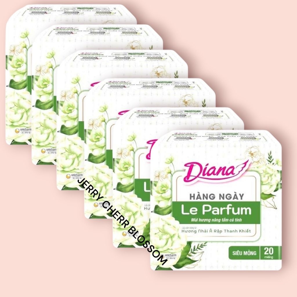 COMBO 6 GÓI hàng ngày Diana đủ loại 20/40 miếng