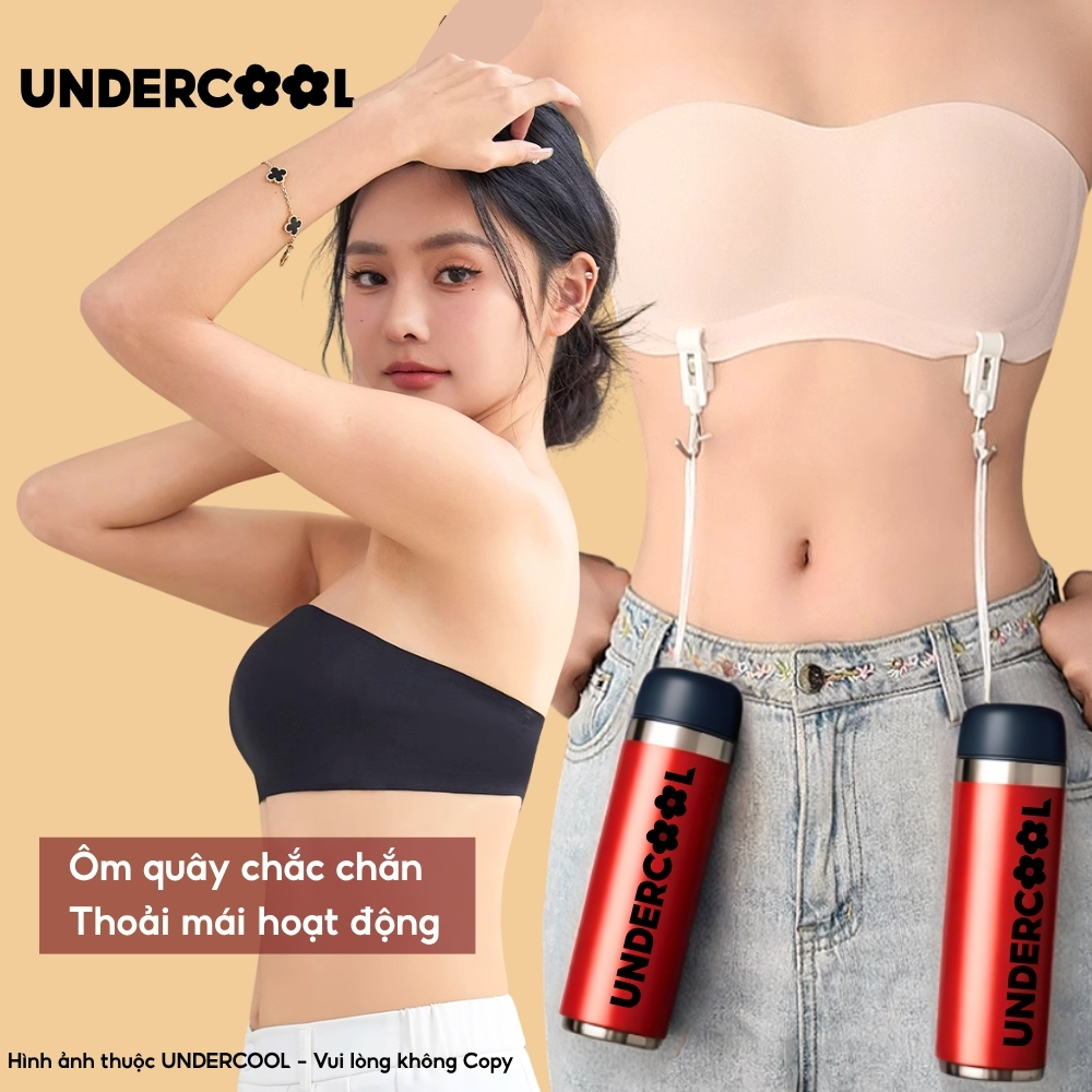 Áo Lót Quây Ngang Chống Tụt Đúc Su Đệm Mỏng Chất Su Không Gọng Nâng Ngực , Chất Su Co Giãn Mặc áo dài AL37