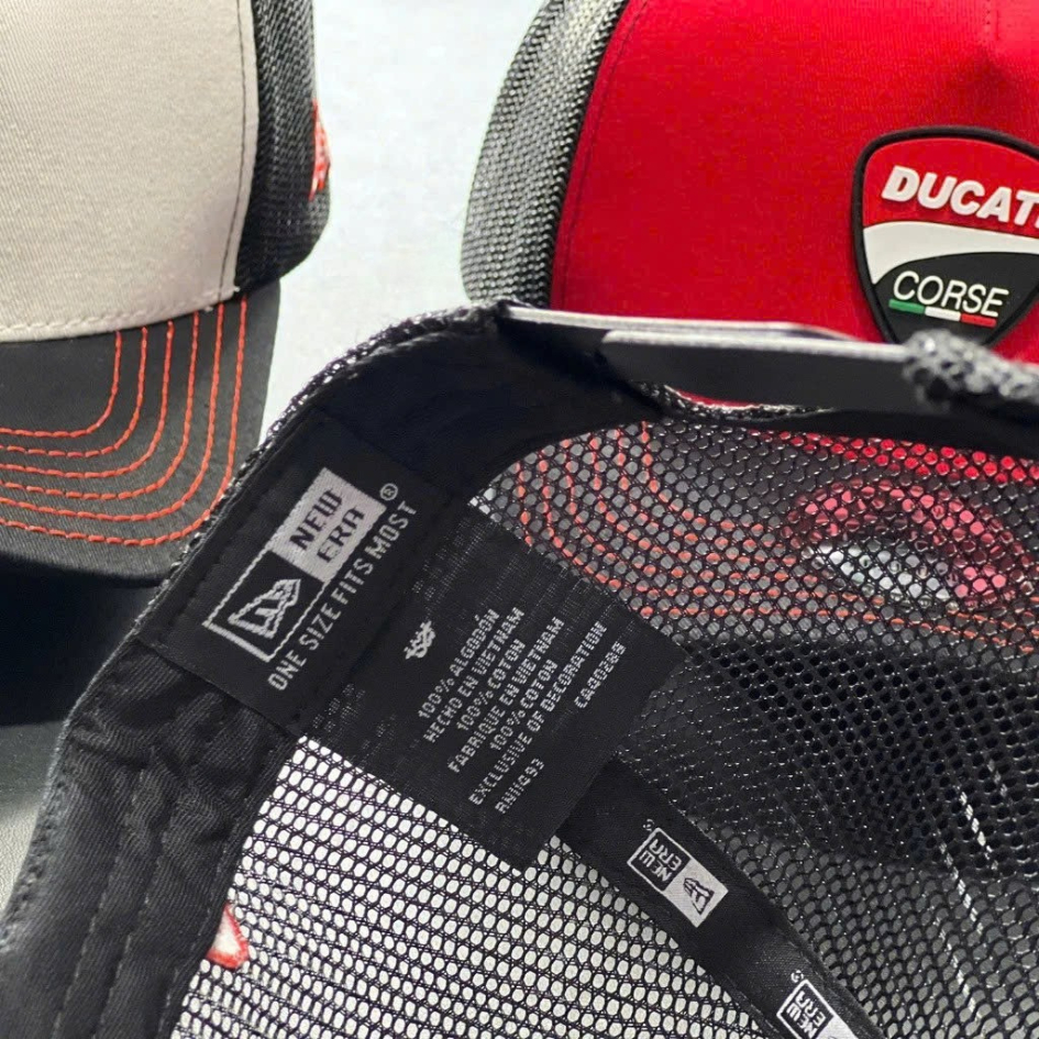 Nón kết, mũ lưỡi trai Ducati vải kaki phối lưới form chuẩn thời trang đường phố