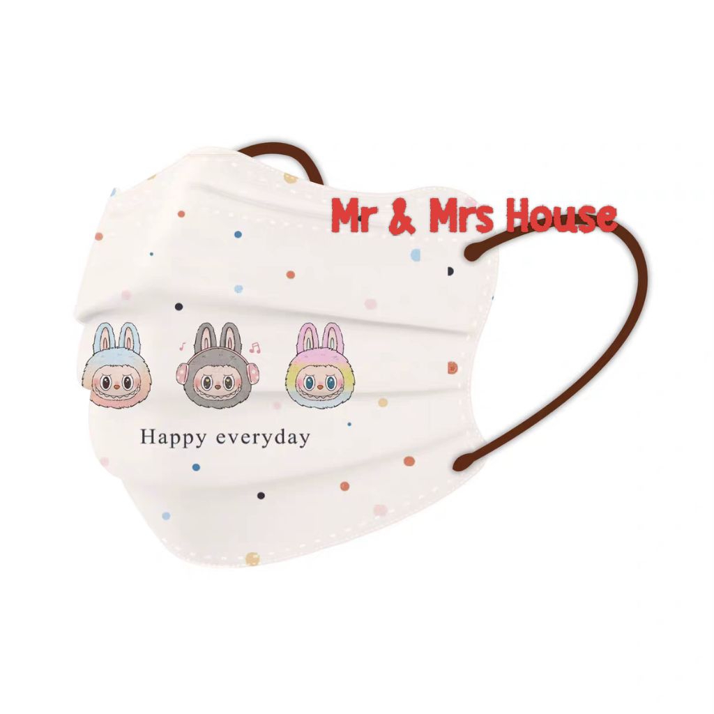 (Set 10/50c) Khẩu Trang Hoạt Hình Người Lớn