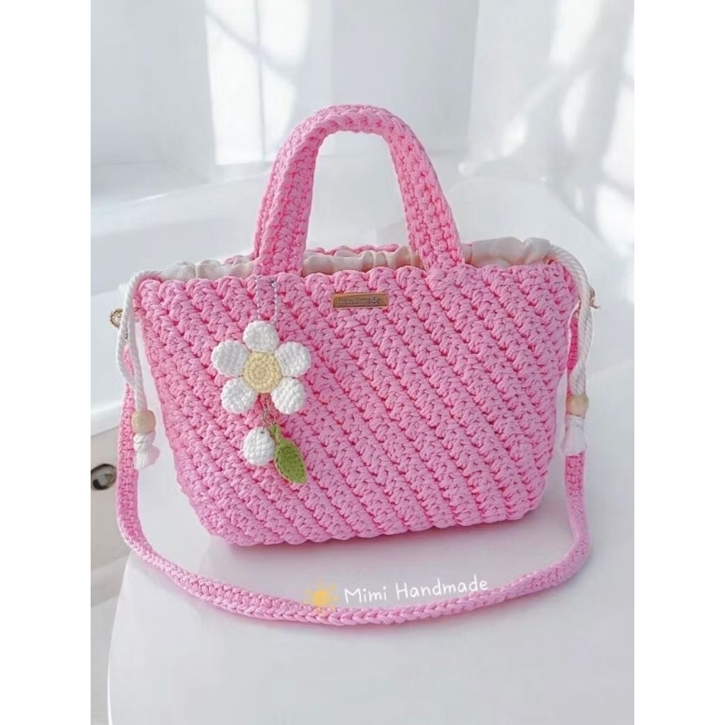 Túi xách len họa tiết đơn giản (11 mẫu) | Shopee Việt Nam