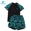 Set Bơi Bé Trai Tay Ngắn Bé Trai Sport Xanh Malachite T84
