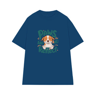 Áo thun oversize nam nữ Arttee mẫu dog paws – Cotton 100% 250gsm, in bền đẹp