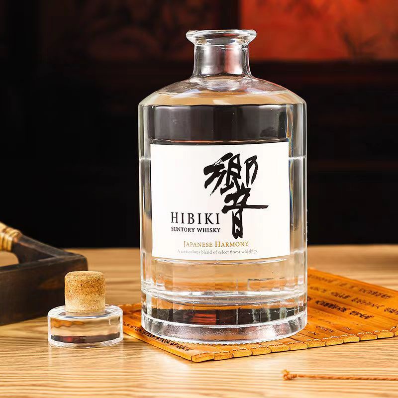 Vỏ Chai Hibiki 750ml – Chai Thủy Tinh Nhật Bản, Sang Trọng, Cao Cấp