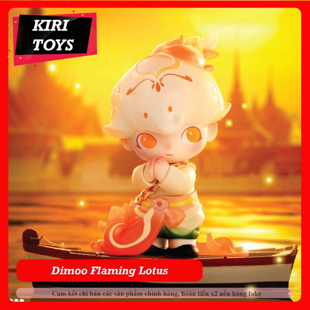 Dimoo Flaming Lotus phiên bản giới hạn riêng tại Thái Lan - Pop Mart ...