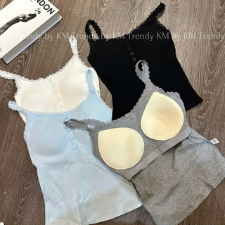 QCL1 Tổng hợp Áo 2s cotton sẵn đệm ngực siêu tôn dáng(Freesz)