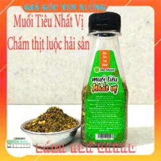 90gr Muối tiêu,Muối ớt Nhất Vị Tân Niên" là một loại muối ớt đặc sản của Tây Ninh, nổi tiếng với hương vị cay nồng.