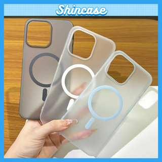 Ốp Lưng iPhone Từ Tính Bán Trong Suốt Mờ Siêu Mỏng Bảo Vệ Camera Cho IPhone 11 15 16 17 Pro Max 12 13 14 Pro Max 16 Plus