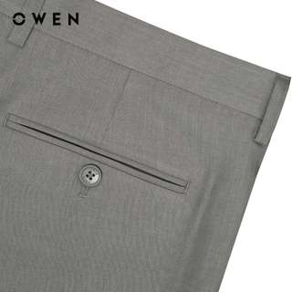 Owen - Quần tây Slim Fit QS252437 màu Xám nhạt chất liệu Nano