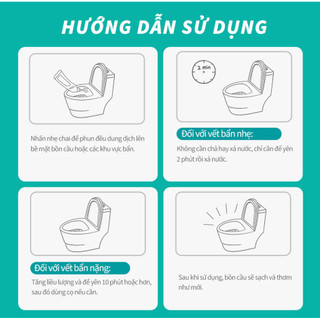 Nước tẩy bồn cầu đậm đặc DEEMEE | Công thức tẩy X3 diệt khuẩn, khử mùi - CÔ THƯ MARKET