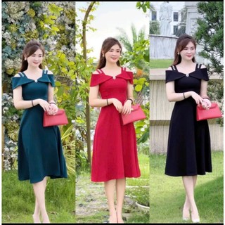 Đầm thiết kế dự tiệc cho các bạn nữ chất vải thoáng mát dễ dàng vận động