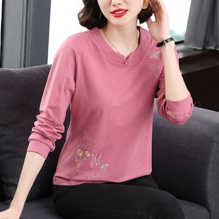 Áo Thun Cotton Trung Niên Dài Tay Mềm Đẹp SM92