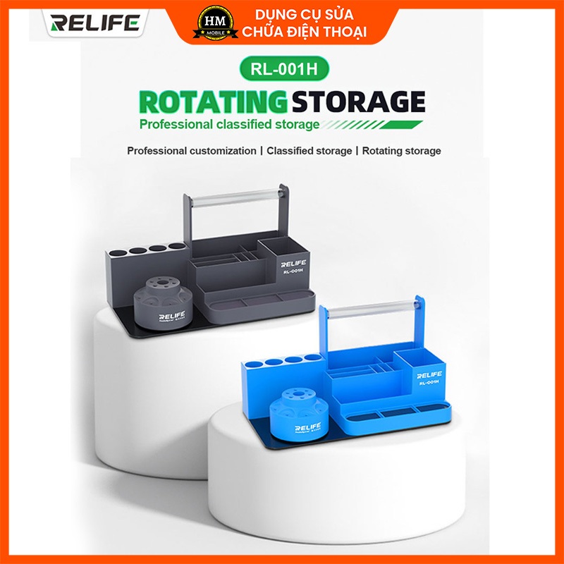 Đế cắm và phân loại dụng cụ sửa chữa RELIFE RL-001H (tô vít, panh, nhíp)