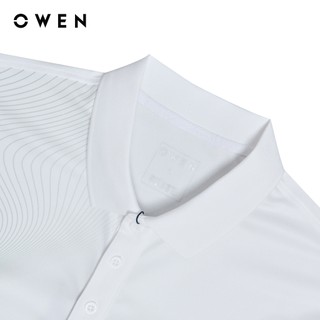 Owen - Áo polo Body Fit APV253660 màu Trắng chất liệu Café