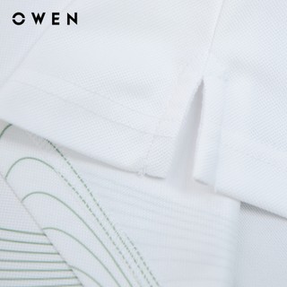 Owen - Áo polo Body Fit APV253660 màu Trắng chất liệu Café