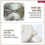 Máy Làm Sữa Hạt Đa Năng Fujihome SM836 - 8 Chức Năng, Cối 1.2L, Cảm Ứng 3D, Tự Vệ Sinh - BH 12 THÁNG — ảnh 4