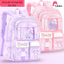 Balo Đi Học Cho Bé Gái Lớp 1 Đến Lớp 6 Chống Nước Siêu Nhẹ Vải Canvas HS01A-Tặng Móc Khóa