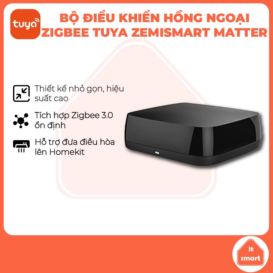 Điều khiển hồng ngoại Zemismart Zigbee