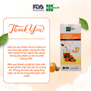 (COMBO MUA 3 TẶNG 1 )Thực Phẩm Bảo Vệ Sức Khỏe Dung Dịch Nano Curcumin OIC NEW Giảm Đau Dạ Dày Cải Thiện Tiêu Hóa 20ml