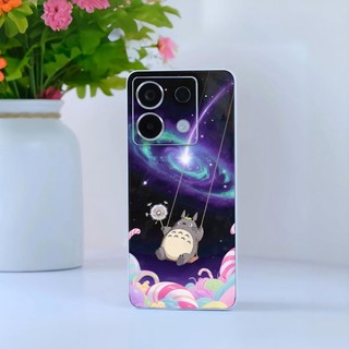 Miếng dán Skin Mặt lưng Sau full viền Totoro Dành Cho 16 pro max 15 pro max 14 pro max 13 pro max 12 pro max